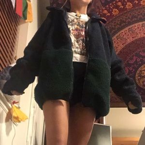 BRANDY sherpa oversized jacket 🪐